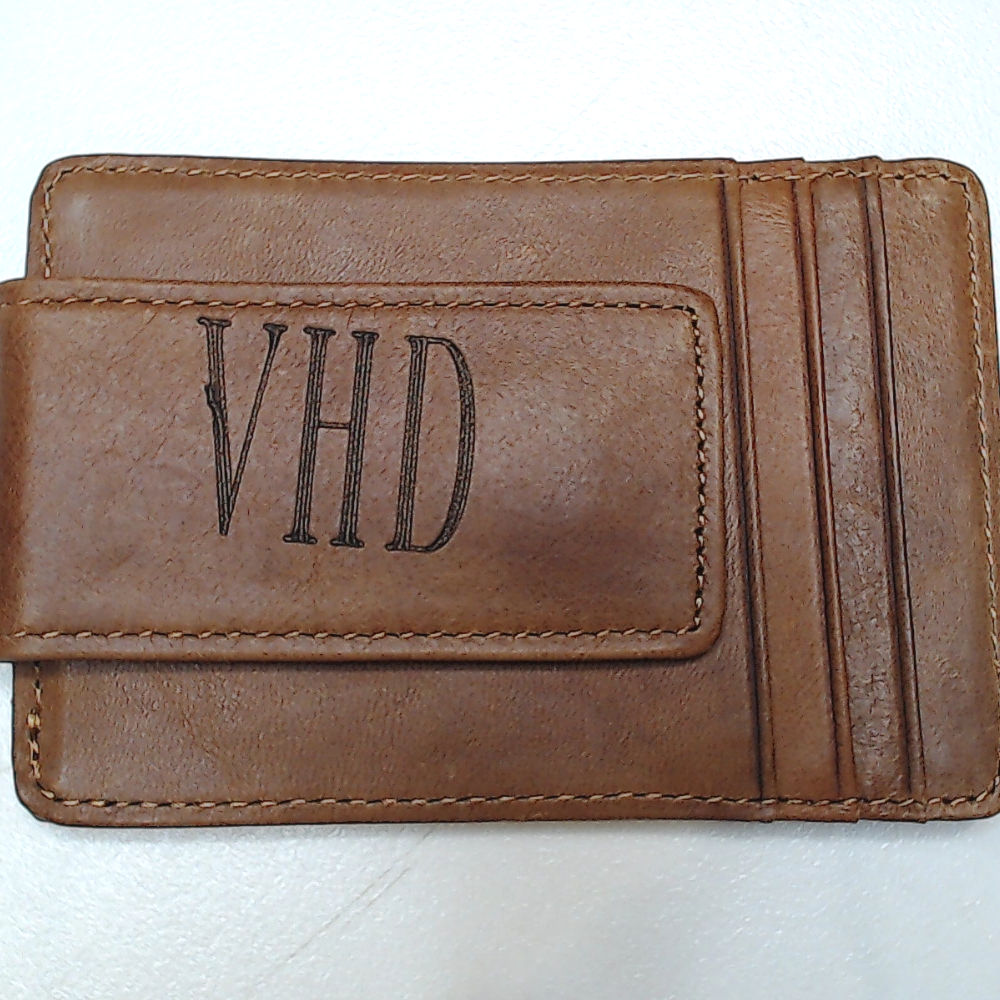BLOOPER ACCESSORY: Personalized Money Clip Wallet