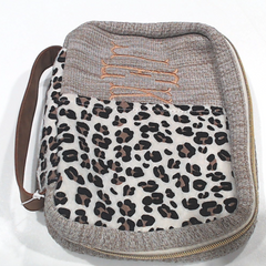 BLOOPER ACCESSORY: Monogrammed Leopard Bible Carrier
