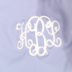 BLOOPER KIDS: Monogrammed Girls Scallop Dress