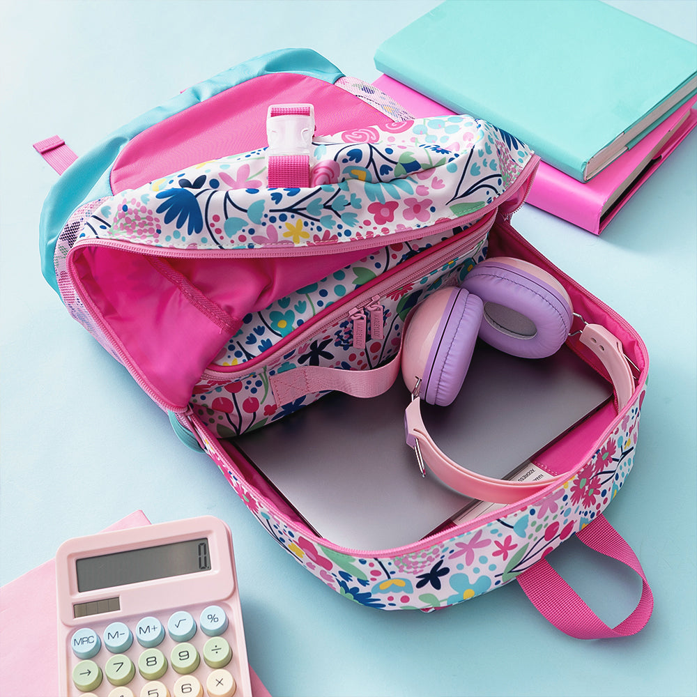 flower power basic backpacks inside shot 