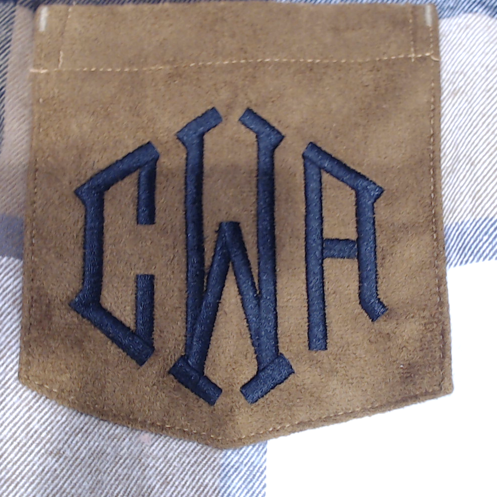 BLOOPER CLOTHING: Monogrammed Shacket