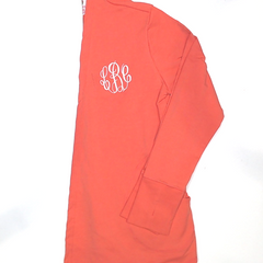 BLOOPER CLOTHING: Monogrammed Sweatshirt Cardigan