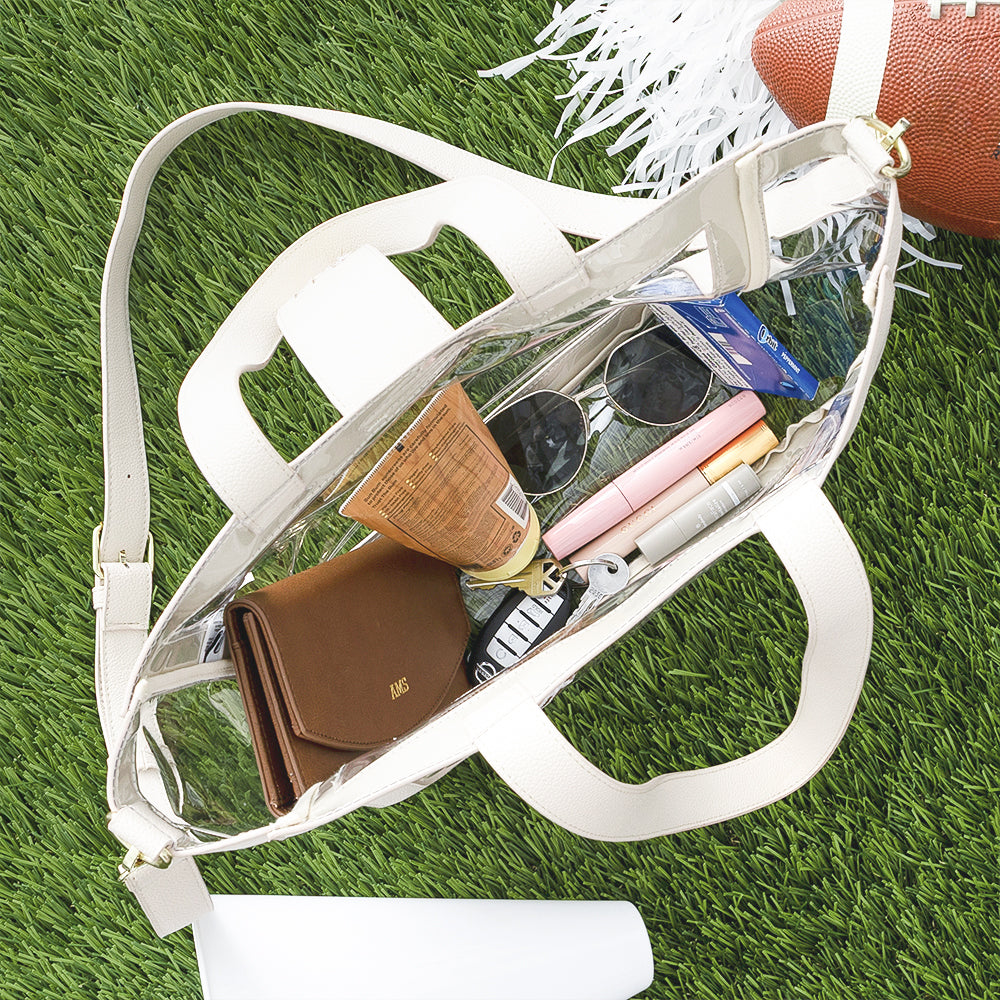 football clear stadium approved tote open from above
