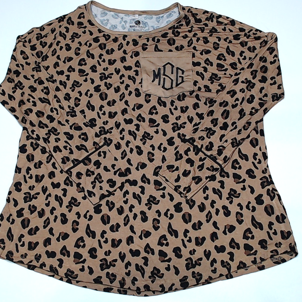 BLOOPER CLOTHING: Monogrammed Pajama Shirt