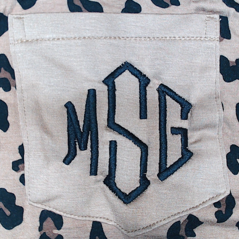 BLOOPER CLOTHING: Monogrammed Pajama Shirt