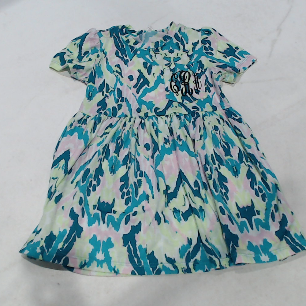 BLOOPER KIDS: Monogrammed Kids T-Shirt Dress