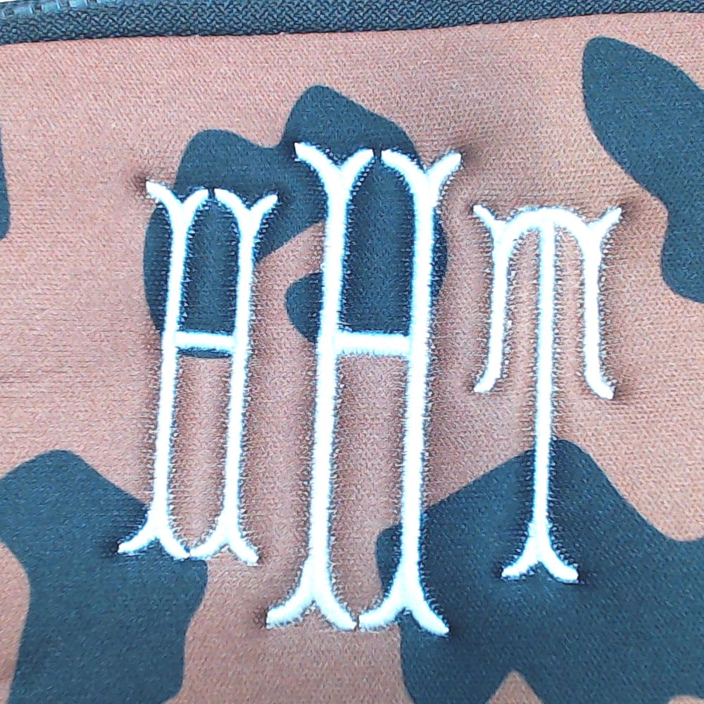 BLOOPER BAG: Monogrammed Neoprene Phone Crossbody