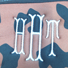 BLOOPER BAG: Monogrammed Neoprene Phone Crossbody