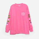 Monogrammed Christmas Sweatshirt | Hot Pink