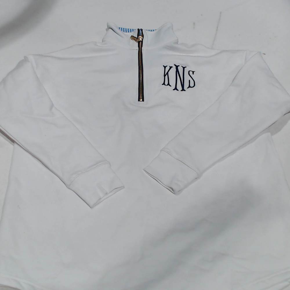 BLOOPER CLOTHING: Monogrammed Quarter Zip Sweatshirt