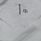 BLOOPER CLOTHING: Monogrammed Quarter Zip Sweatshirt