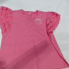 BLOOPER CLOTHING: Monogrammed Flutter Sleeve Top