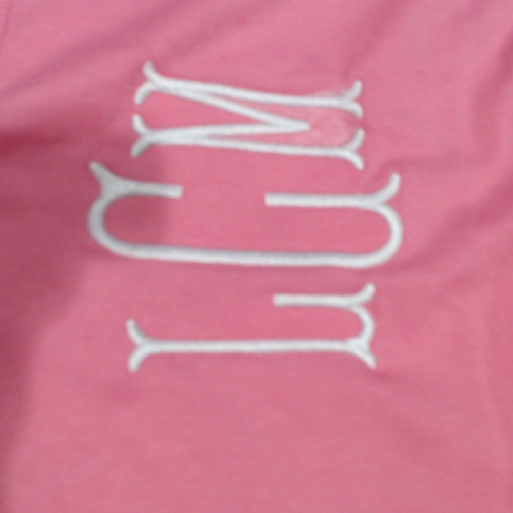 BLOOPER CLOTHING: Monogrammed Flutter Sleeve Top