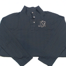BLOOPER CLOTHING: Monogrammed Cable Knit Pullover
