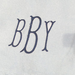 BLOOPER SWIM: Monogrammed Beach Towel