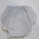 BLOOPER KIDS: Monogrammed White Eyelet Baby Bloomers