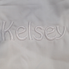 BLOOPER KIDS: Monogrammed White Eyelet Baby Bloomers