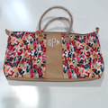 BLOOPER BAG: Monogrammed Leopard Weekender
