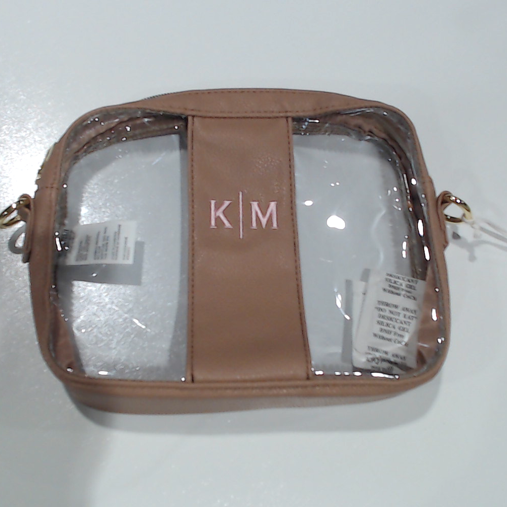 BLOOPER BAG: Monogrammed Clear Stadium Crossbody Bag