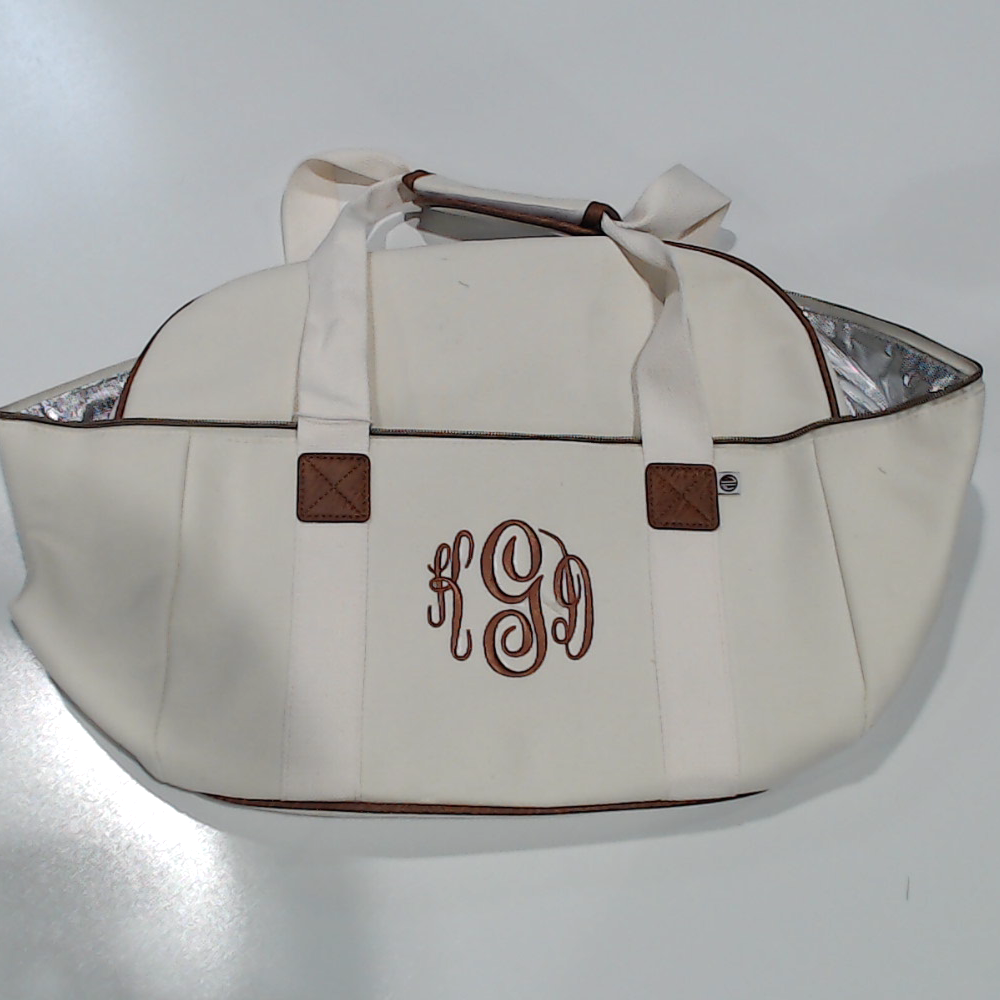 BLOOPER ACCESSORY: Monogrammed Slow Cooker Carrier