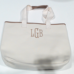 BLOOPER BAG: Monogrammed Tote Bag