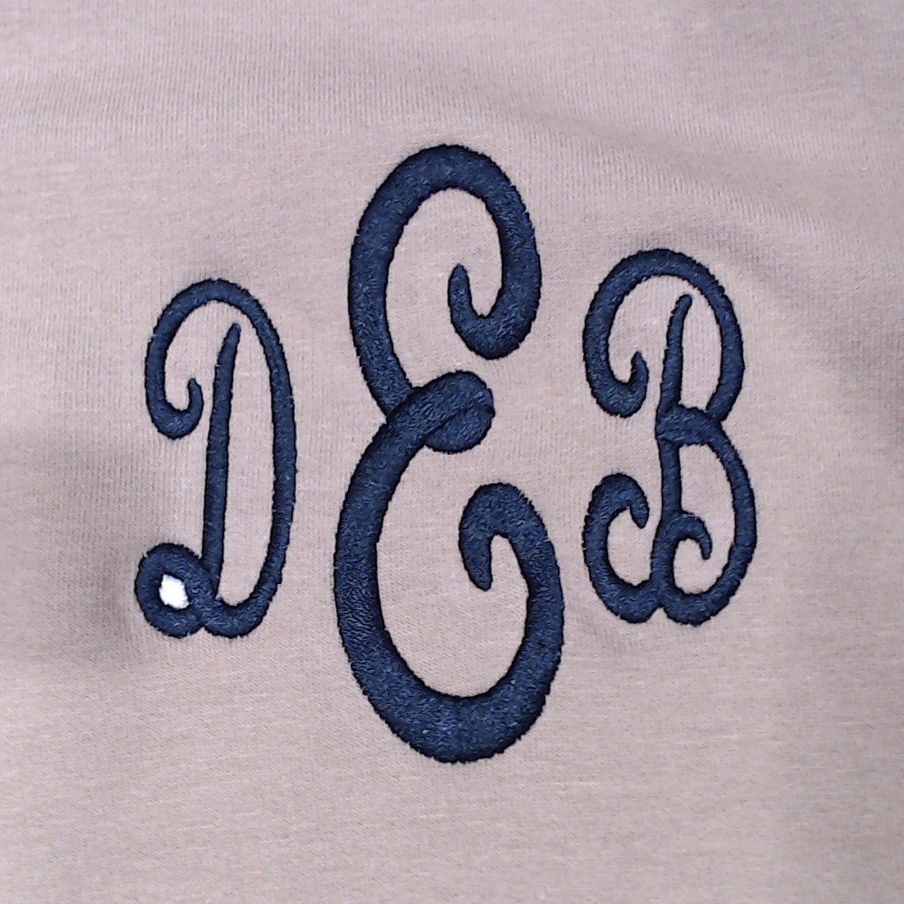 BLOOPER CLOTHING: Monogrammed Quarter Zip Sweatshirt