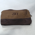 BLOOPER ACCESSORY: Personalized Waxed Canvas Dopp Kit