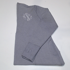 BLOOPER CLOTHING: Monogrammed Sweatshirt Cardigan