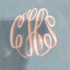 BLOOPER CLOTHING: Monogrammed Puff Sleeve Fleece Pullover