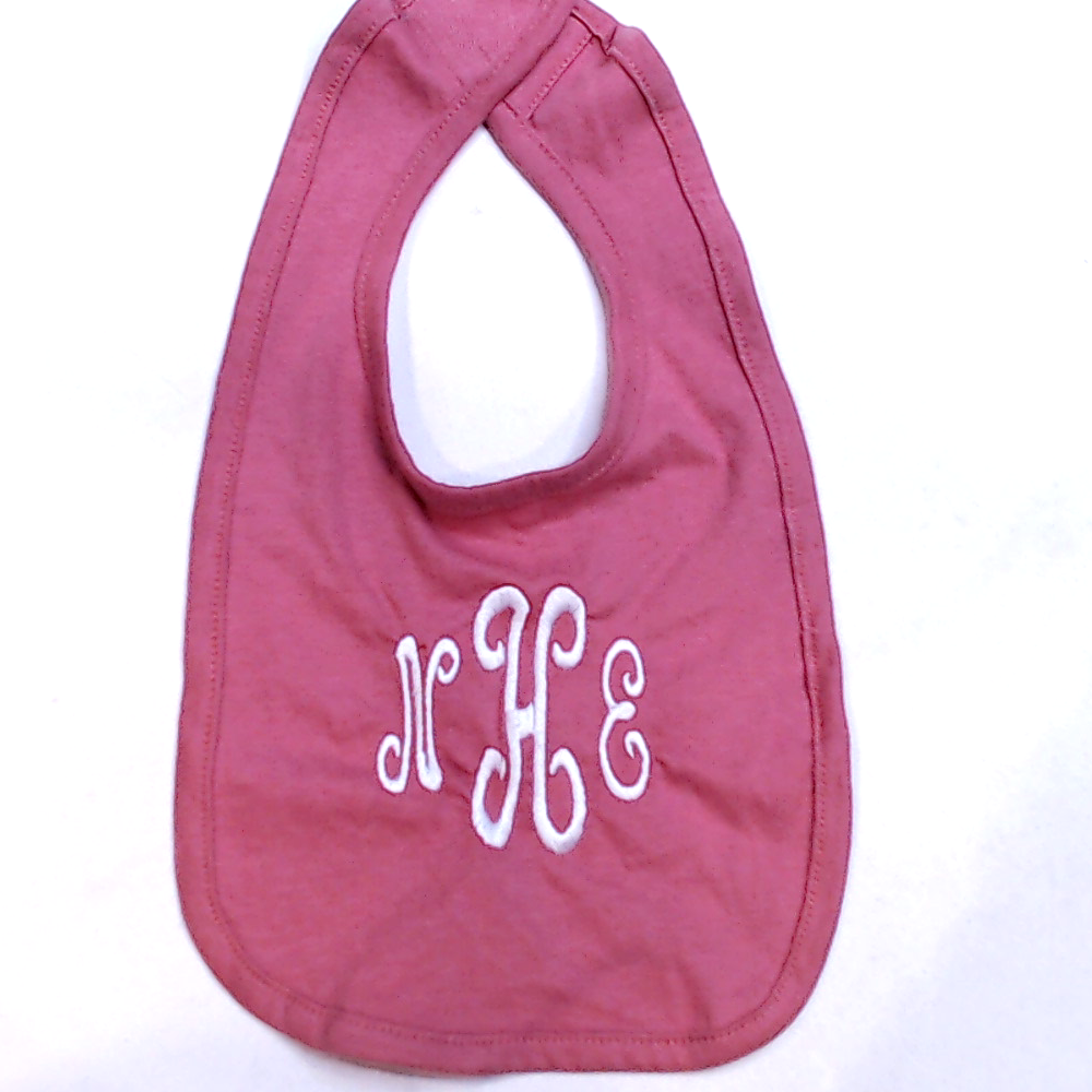 BLOOPER KIDS: Monogrammed Baby Bib