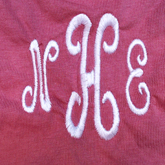 BLOOPER KIDS: Monogrammed Baby Bib
