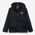 Virginia Tech Hokies Lightweight Rain Jacket | Black