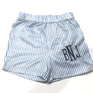 BLOOPER KIDS: Monogrammed Boys Swim Trunks
