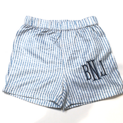 BLOOPER KIDS: Monogrammed Boys Swim Trunks