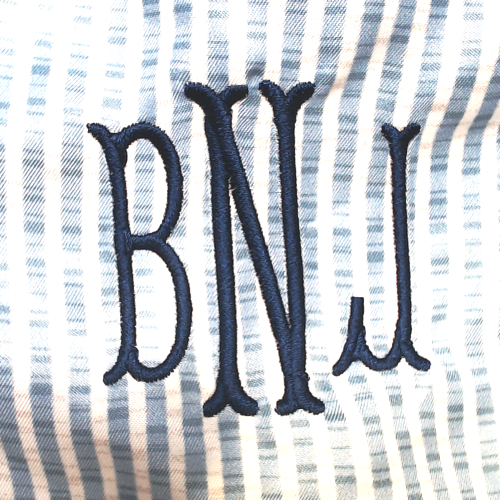 BLOOPER KIDS: Monogrammed Boys Swim Trunks