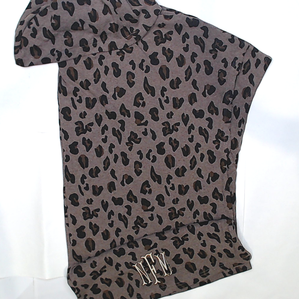 BLOOPER CLOTHING: Monogrammed Cowl Neck Poncho