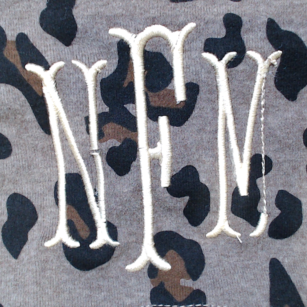 BLOOPER CLOTHING: Monogrammed Cowl Neck Poncho