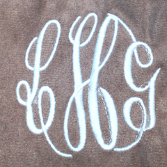 BLOOPER ACCESSORY: Monogrammed Scarf