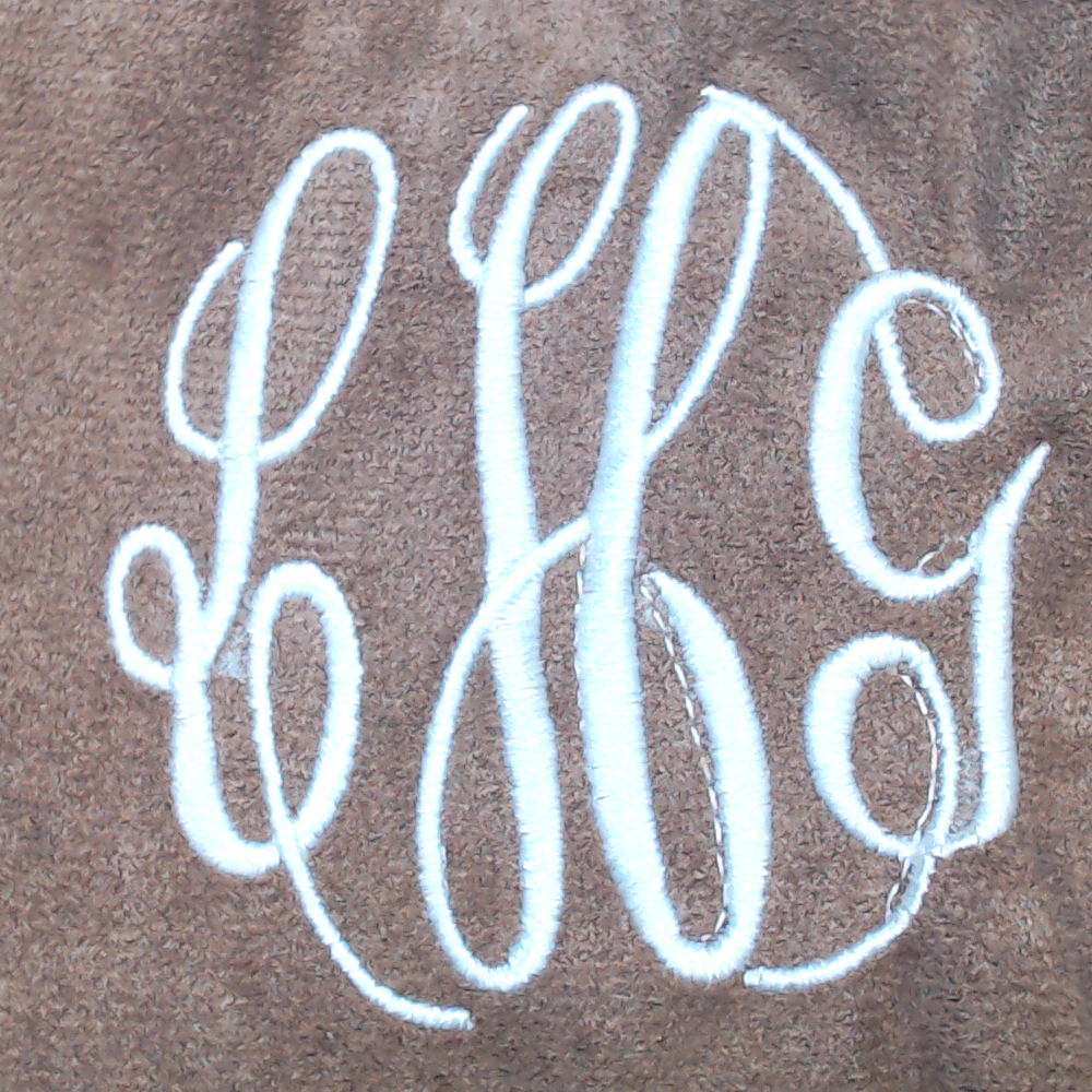 BLOOPER ACCESSORY: Monogrammed Scarf