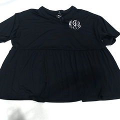 BLOOPER CLOTHING: Monogrammed Peplum Top