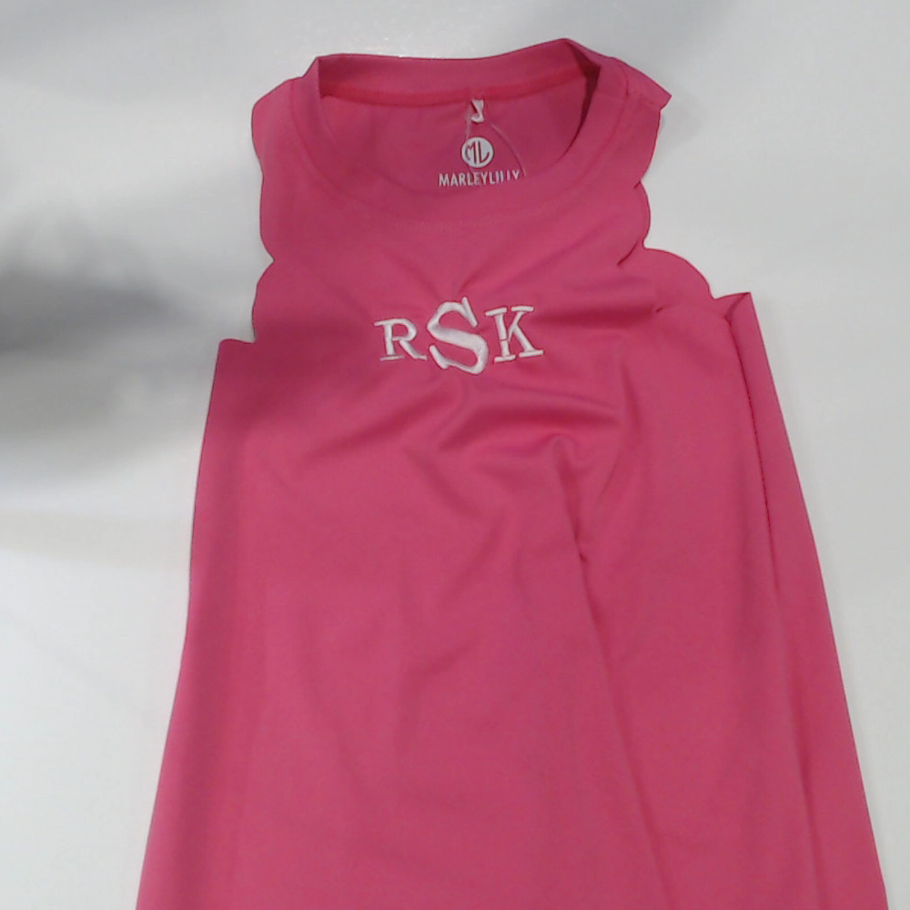BLOOPER CLOTHING: Monogrammed Girls Scallop Dress