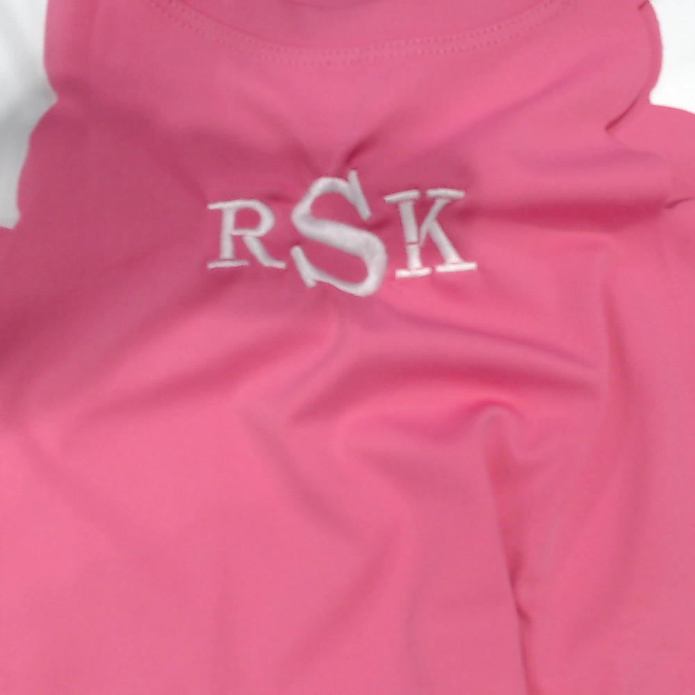BLOOPER CLOTHING: Monogrammed Girls Scallop Dress