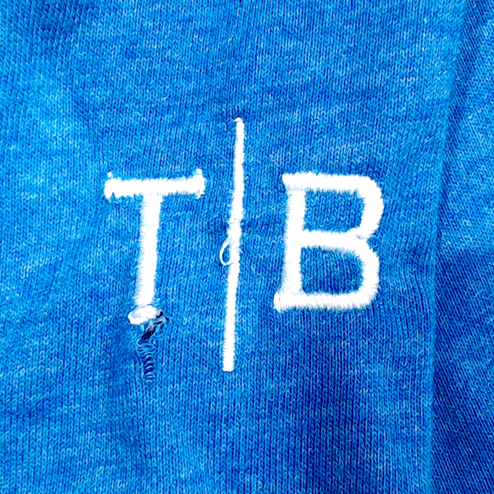 BLOOPER CLOTHING: Monogrammed Long Sleeve Crewneck Shirt