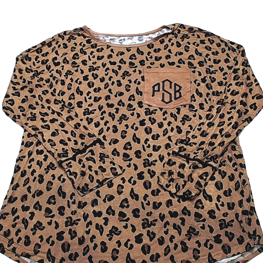 BLOOPER CLOTHING: Monogrammed Pajama Shirt