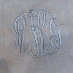 BLOOPER CLOTHING: Monogrammed Sleeveless Dress