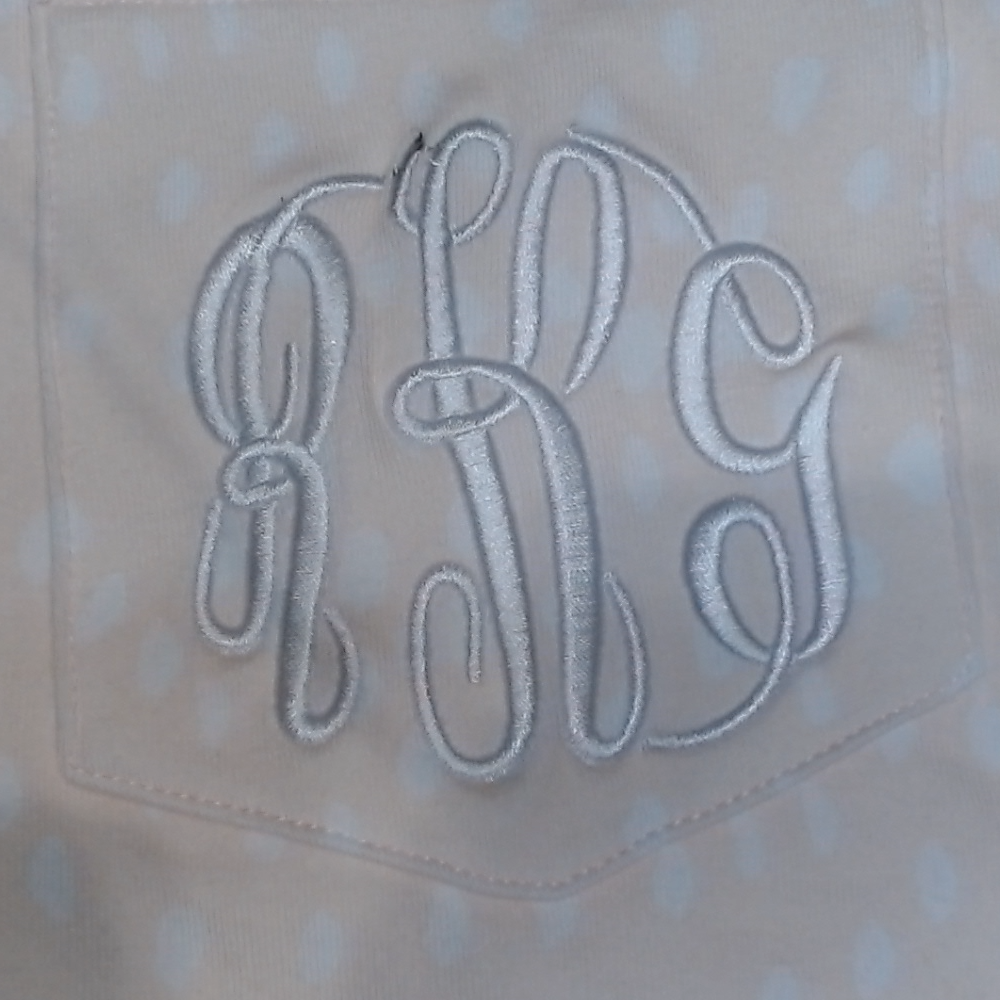 BLOOPER CLOTHING: Monogrammed Sleeveless Dress