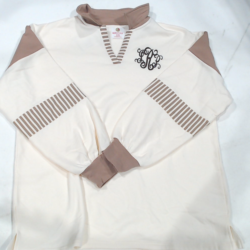 BLOOPER CLOTHING: Monogrammed Colorblock Sweatshirt