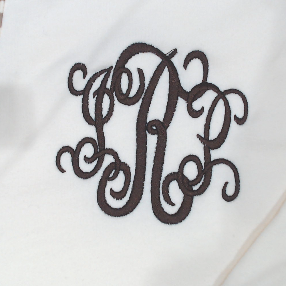 BLOOPER CLOTHING: Monogrammed Colorblock Sweatshirt