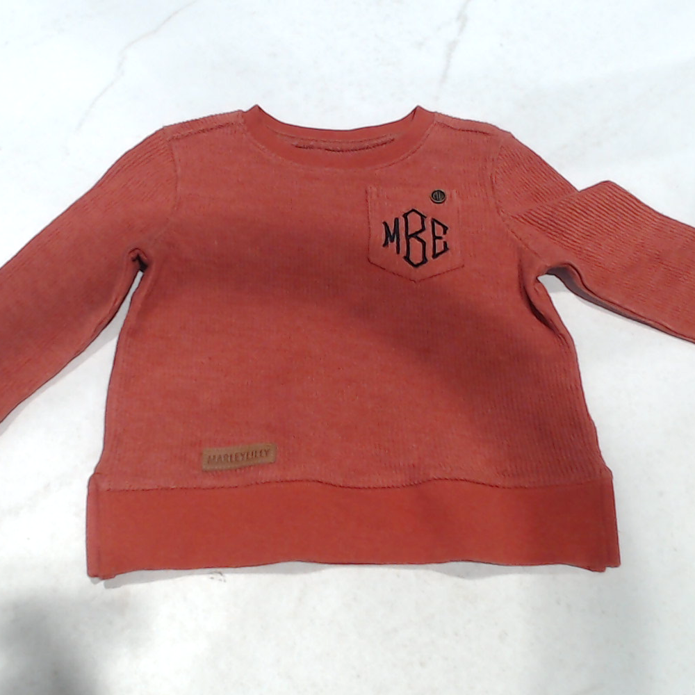 BLOOPER KIDS: Monogrammed Kids Corded Sweatshirt