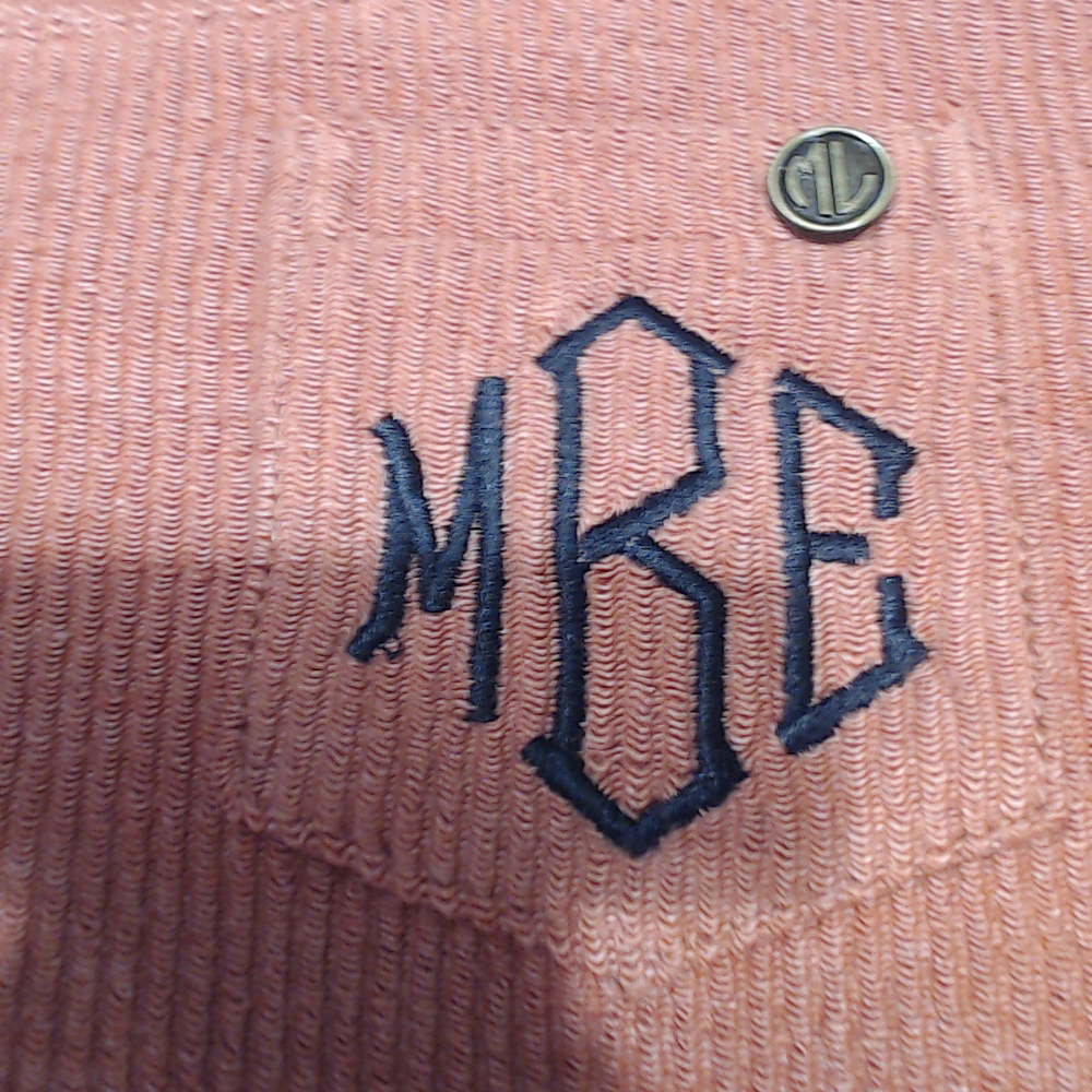 BLOOPER KIDS: Monogrammed Kids Corded Sweatshirt